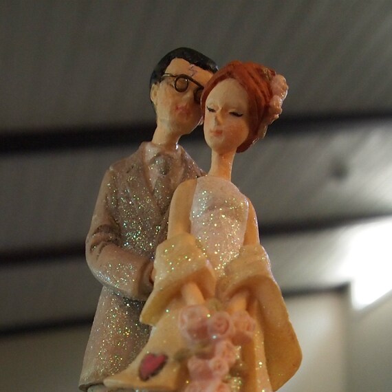 u cake topper wedding topper base GINNY HARRY Wedding cake Harry Potter up light