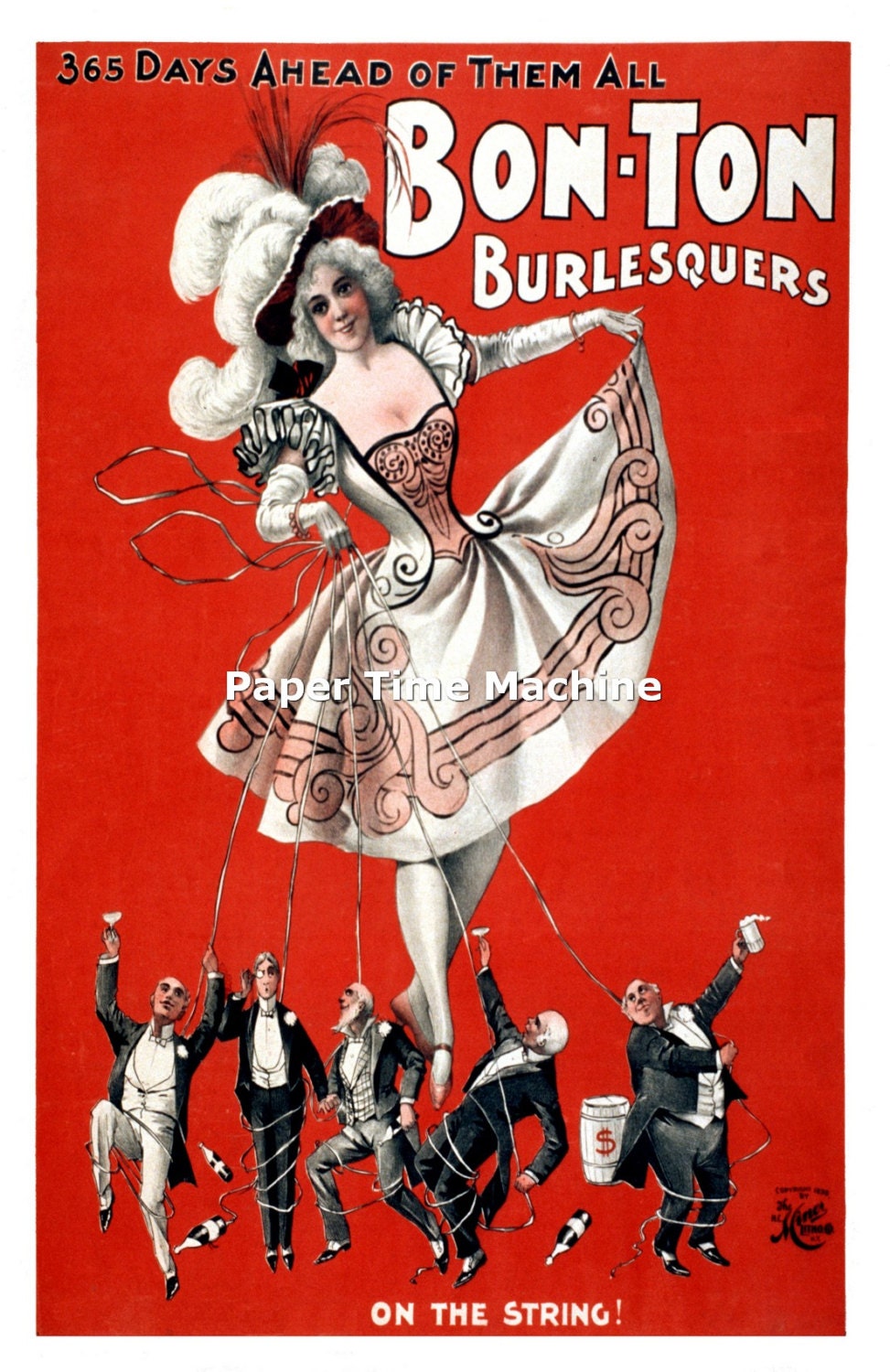 Vaudeville Theater Vintage Art Print Digitally Remastered