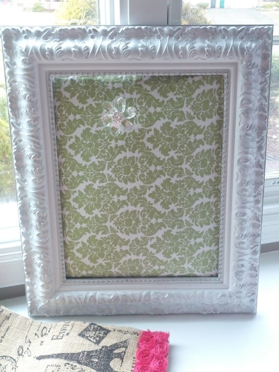 Items similar to Large Decorative Framed Bulletin Board Cork Board with