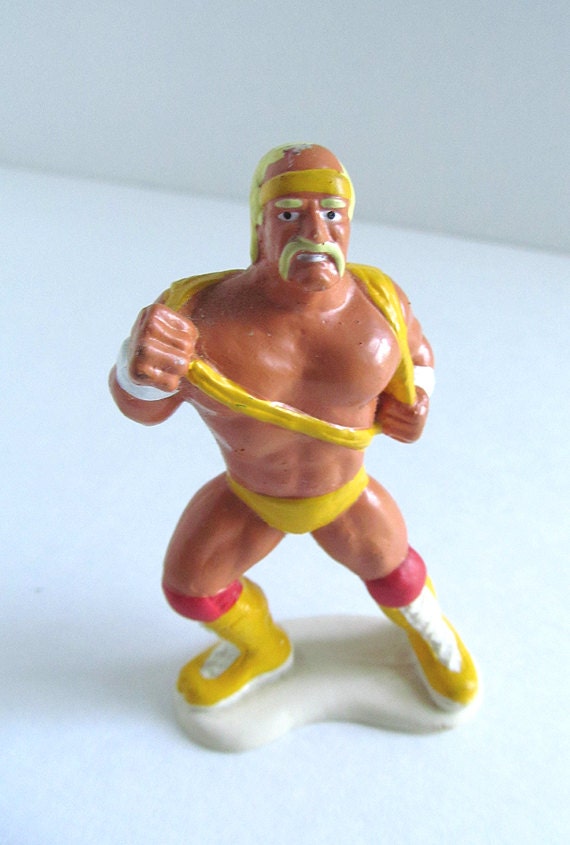 Vintage WWF Hulk Hogan Mini Wrestling Figure 1990 Titan Sports