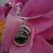 Disney Ursula The Little Mermaid silver charm bangle bracelet sterling dipped shell charm