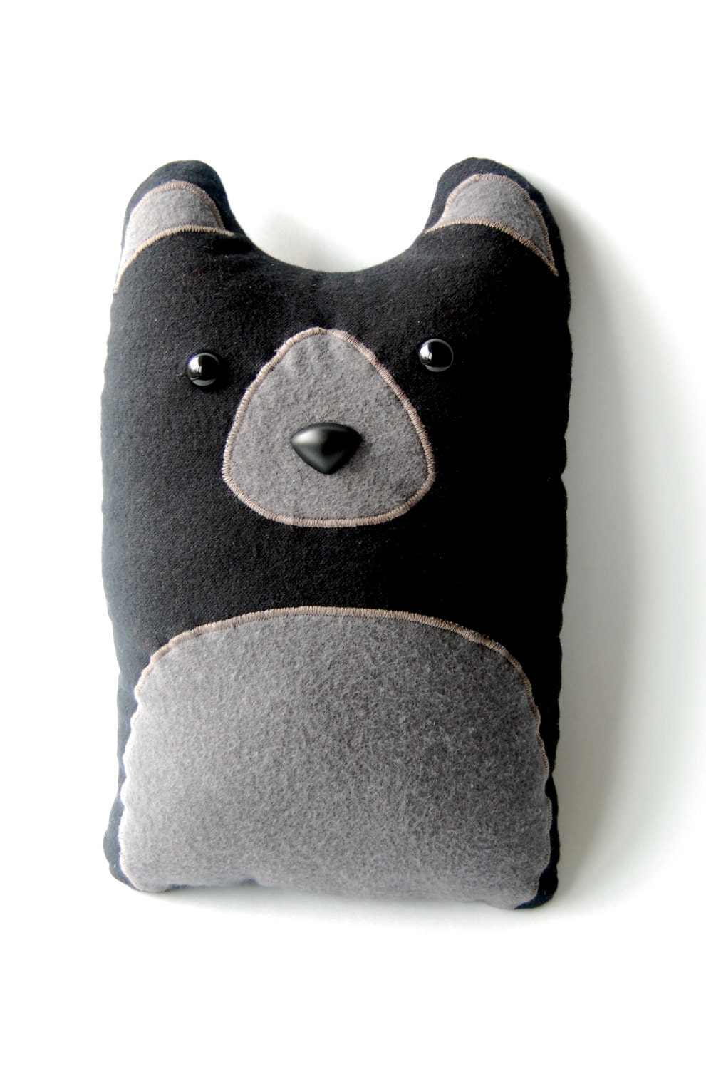 black bear plush cuddle animal body pillow