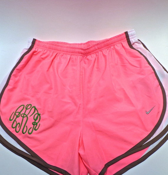 Items similar to Monogram Nike Running Tempo Shorts, Monogrammed Nike Shorts, Nike Tempo Shorts 
