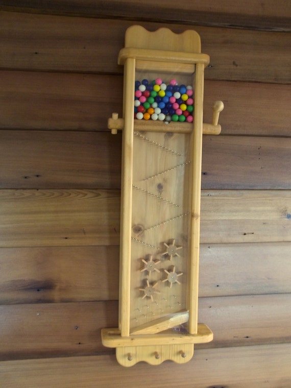 Items similar to Wooden Gumball Machine - Golden Oak Color on Etsy