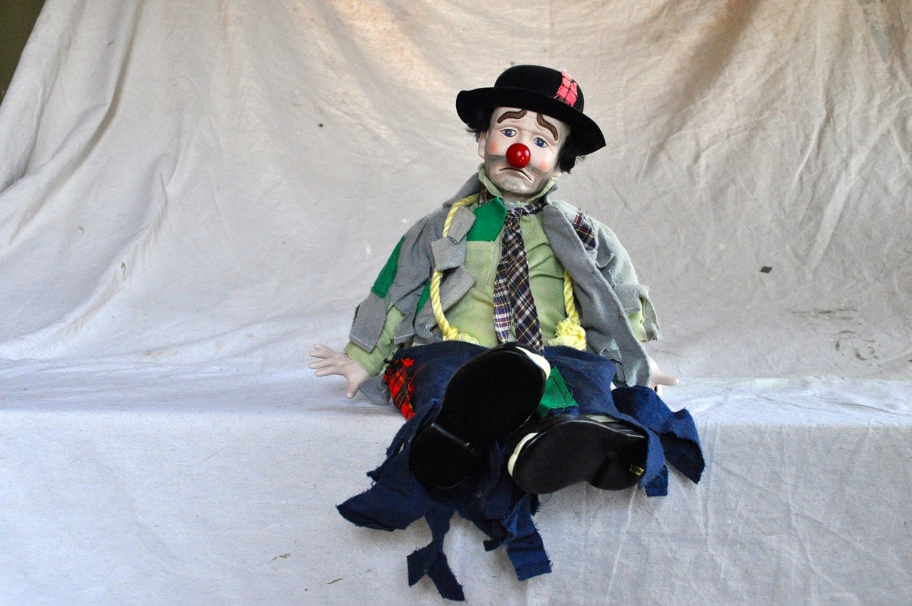 emmett kelly clown doll