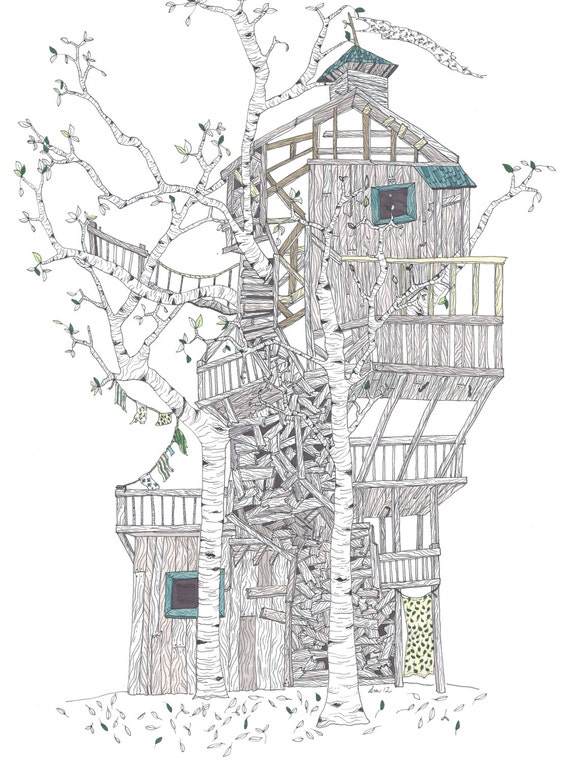 tree house sketch