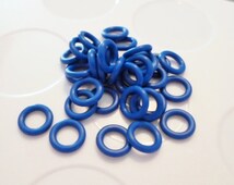 30 Rubber 10mm Oh Rings, Designer Cobalt Blue Color, KOH-10