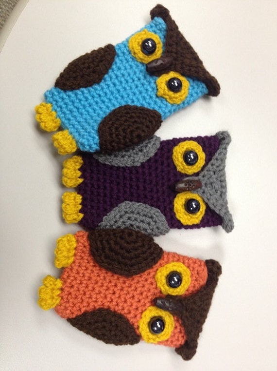Crochet Owl Cell Phone Case
