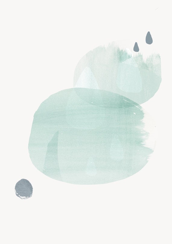 Relaxation Print Relaxation Art Print Modern  Minimalist Art 