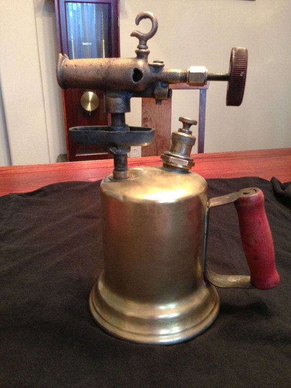 Antique Brass & Copper Blowtorch Steampunk by MainlyManlyAntiques