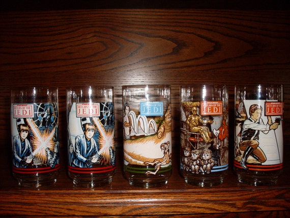burger king return of the jedi collector glasses
