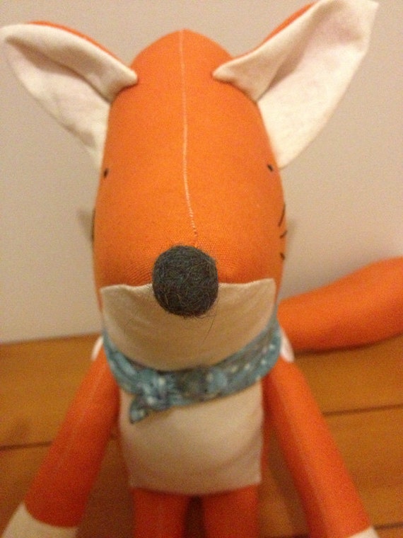 Handmade: Foxy Loxy Softie / Plush Toy by WhipStitchy on Etsy