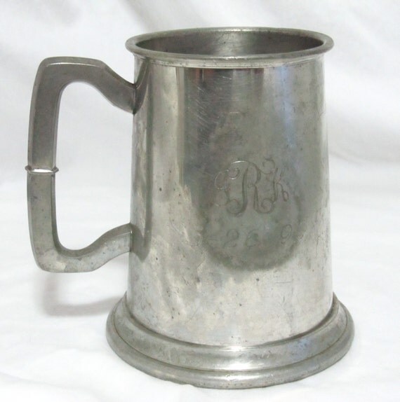 SCA Vintage Sheffield PEWTER MUG Drinking by EstateTreasureTroves