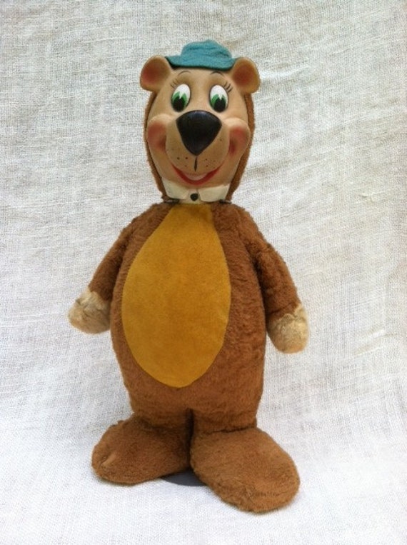 Items similar to Vintage 1958 Yogi Bear Plush Character on Etsy