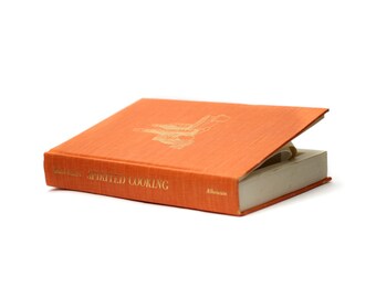 Large Hollow Book Box Secret Storage "Spirited Cooking" Orange Cookbook Hollowed Book Safe Hidden Book Lover Gift - CUSTOM ORDER