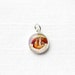 Sloth charm, tiny art pendant, happy sloth jewelry, LIMITED EDITION