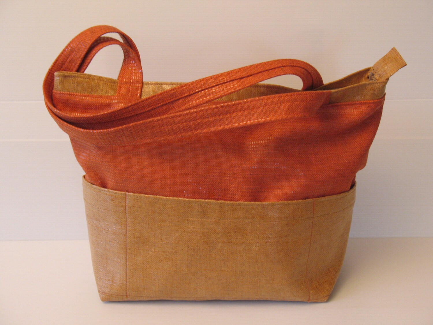 vegan purse outside pockets over the shoulder bag by LIGONbyRuthi