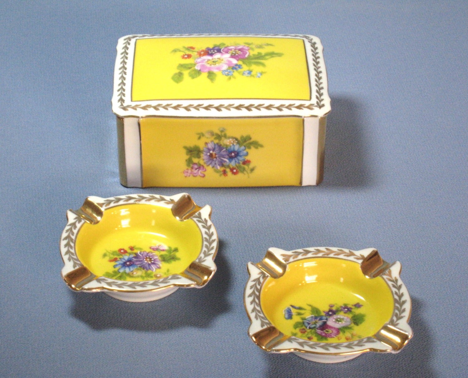 Victoria Czechoslovakia Hand Painted Porcelain 3 by StatelyVintage