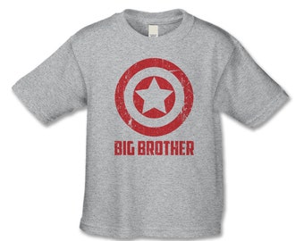 Superhero Matching Sibling Shirt - Big Brother Shirt - Personalized Tshirt - Create Your Own Matching Shirt Set for Dads, Son, Baby, Sisters