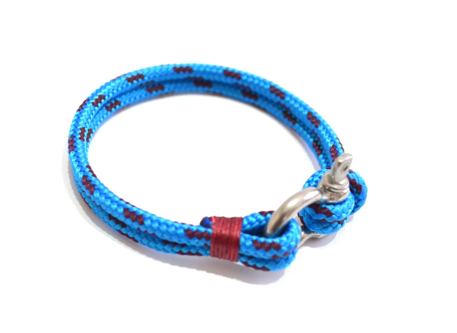 Blue Friendship Bracelet. Nautical Bracelet. Men's