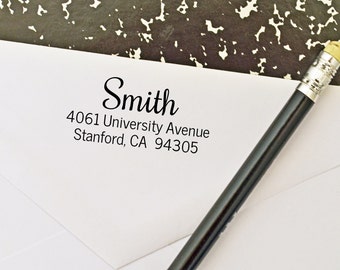 Custom Return Address Stamp - Self-inking - wedding gift, housewarming gift, personalized