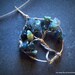 Wire Wrapped Green Moss Agate Tree of Life Necklace