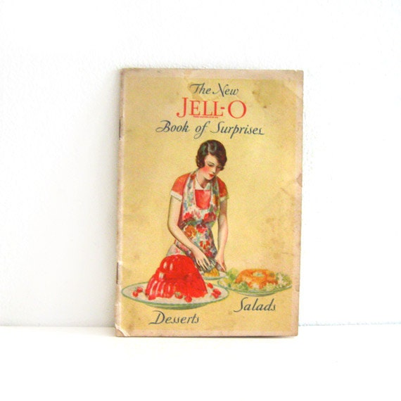 Antique Vintage 1930s Jello-O Cookbook The New by ModandMint