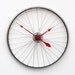 Recycled Bike Wheel clock