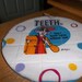 Maxine Round Hot Pad or Pot Holder Cotton Fabric 9 Inches