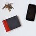 Mens Leather Wallet - The Frankie Wallet in Gray