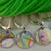 Silken RAINBOWS, locking style stitchmarkers for CROCHETERS or KNITTERS