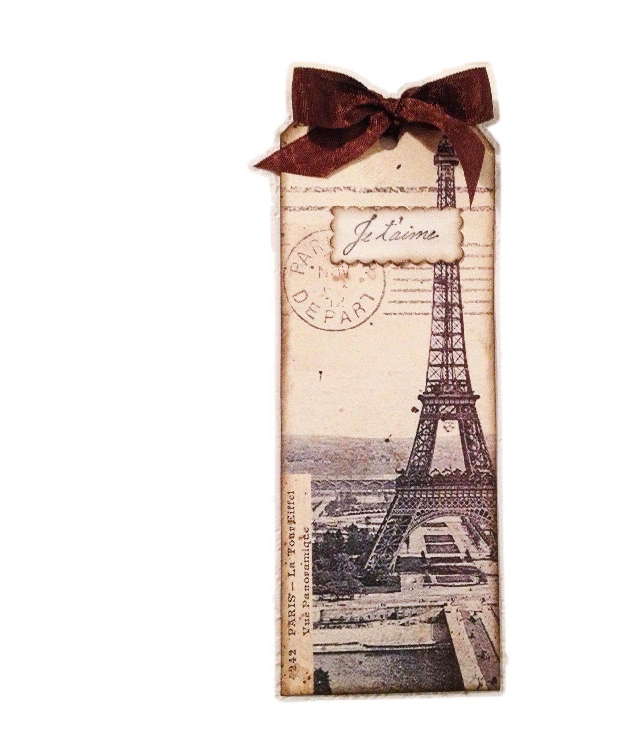 Paris Bookmarks Paris Souvenir Bookmarks Retro Paris Gift