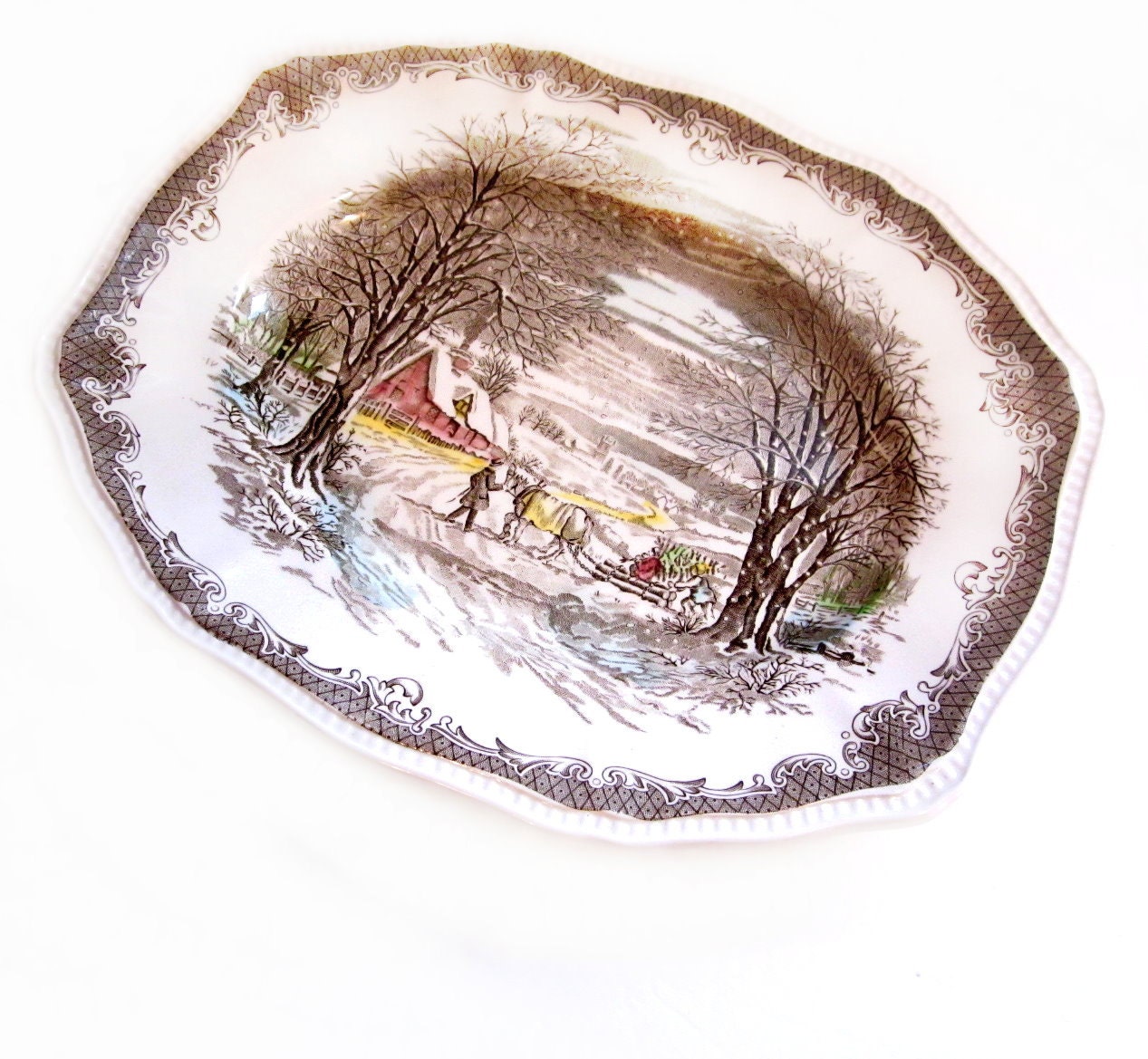 Kensington Ironstone Platter Shakespear's