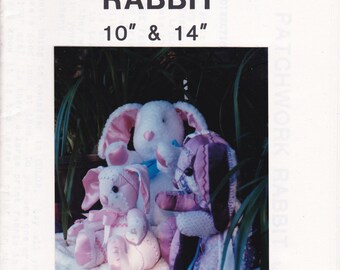 Patchwork Rabbit Pattern by Linda Hornbrook Creations (D-040)