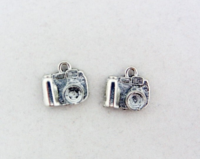 Pair of Pewter Digital Camera Charms