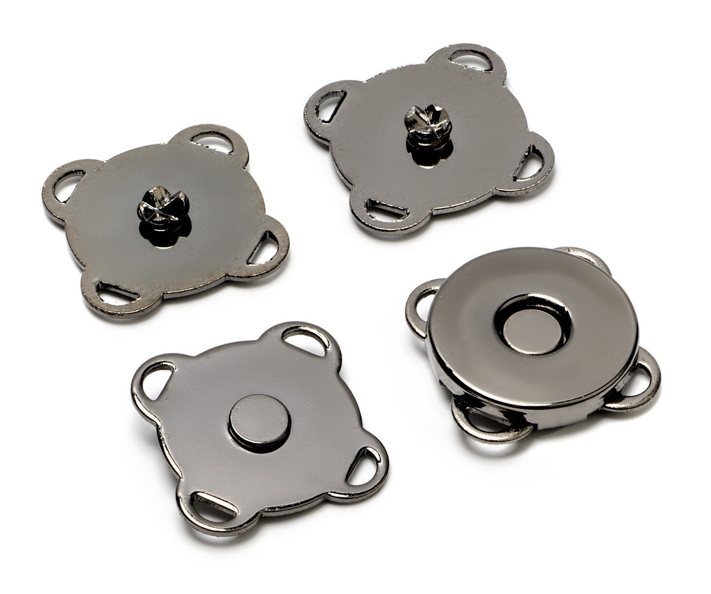 10 Sets SewnOn Purse Snaps Closures 14mm