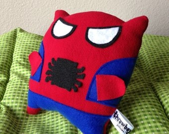 plush spider pillow