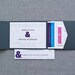 Custom Listing for wflairty - Gray, Purple, Turquoise and Pink Modern Ampersand Pocket Wedding Invitation -Jessica and Michael