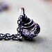 Tourmalinated Quartz Necklace Quartz Sterling Silver Simplistic PoleStar Modern