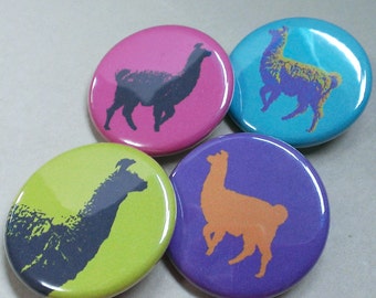 Llama Magnets – Refrigerator Magnets – Fridge Magnets – Llama Gifts – Llama Party Favor – Housewarming Gift – Locker Magnets – Llama Lovers
