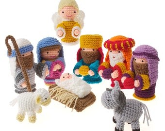 Crochet Amigurumi Christmas Holiday Nativity pdf Pattern