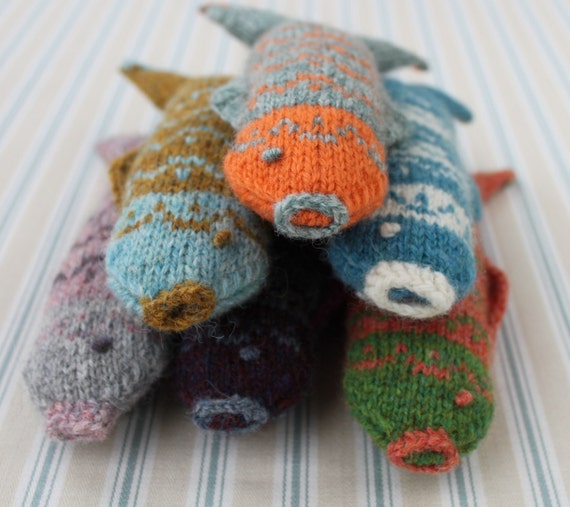 Fair Isle Fish Knitting Pattern
