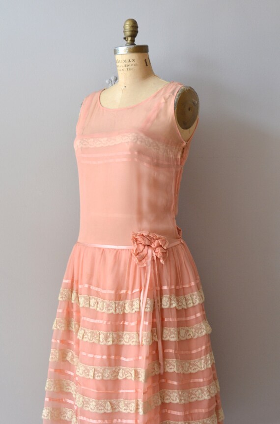 silk 1920s dress / vintage 20s dress / Cou Cou dress