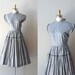 r e s e r v e d...1950s dress / cotton 50s dress / Star Scene dress