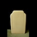 Art Deco Vase: Architectural Skyscraper Shape, Streamline Moderne Style in Pale Creamy Sand Color