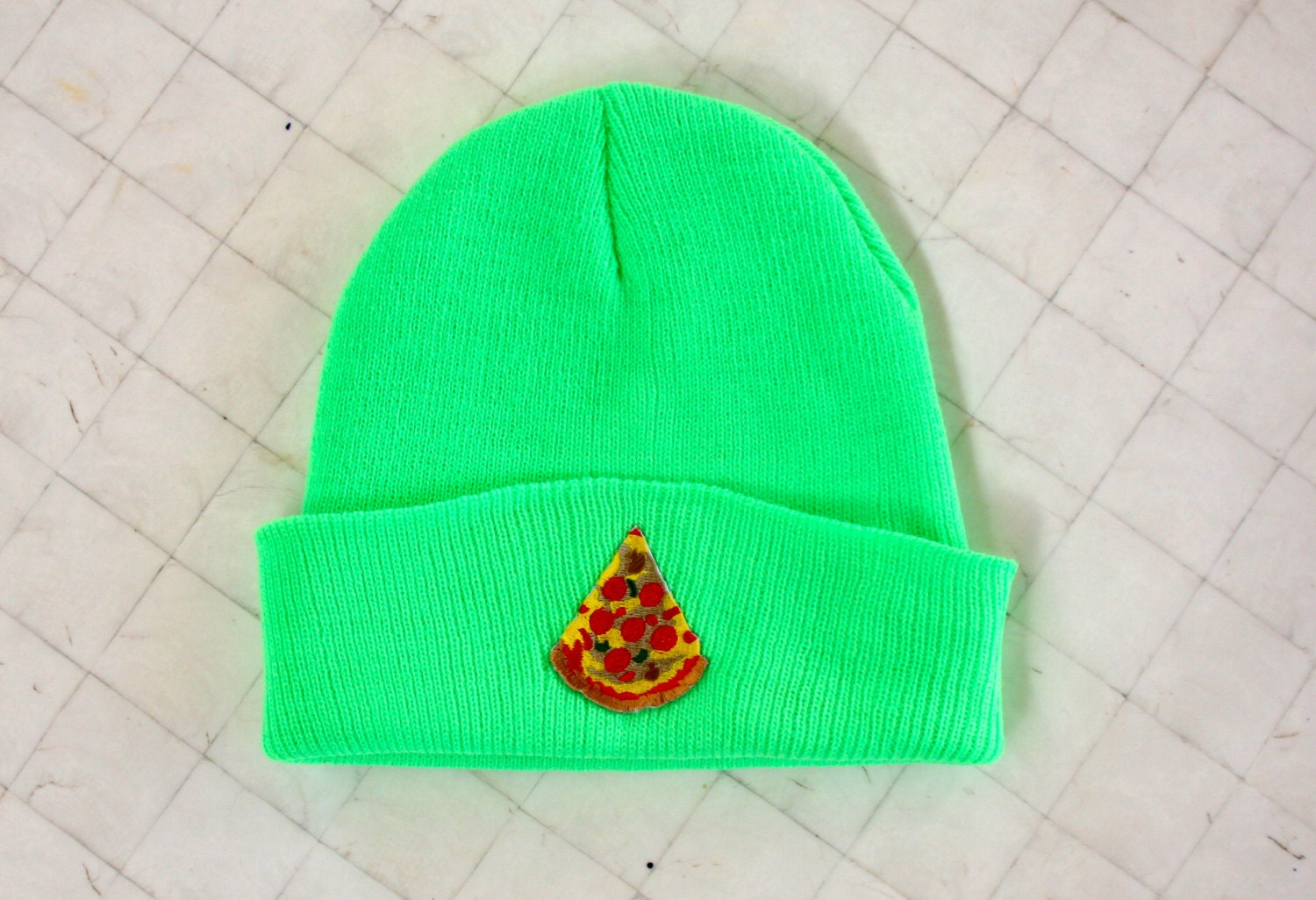 PIZZA PARTY Beanie by PenelopeGazin on Etsy