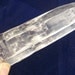Large Diamantina Sigil Lazer Wand Quartz Crystal ---old stock - lithium quartz - pink lemurian - etched crystal - WOW---