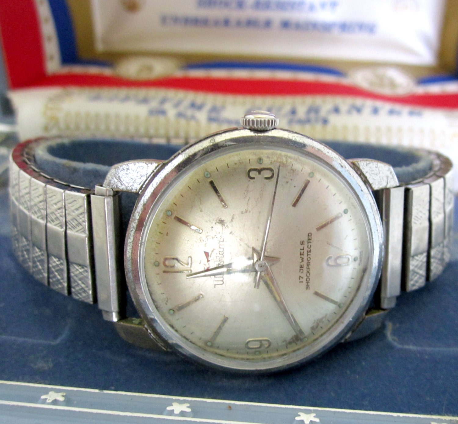 Vintage Waltham Mens Watch Working 17 jewel