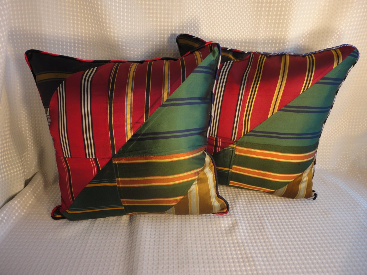 Vintage Silk Necktie Pillows