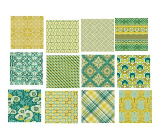 Baby Bedding 3-piece, rag crib quilt,  fitted sheet and straight skirt, Notting Hill in teal, boy, ALL NATURAL, baby